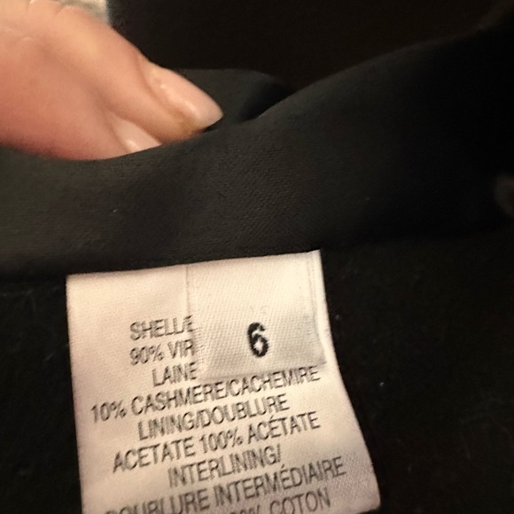 Winter wool coat with real fur collar - Picture 4 of 4